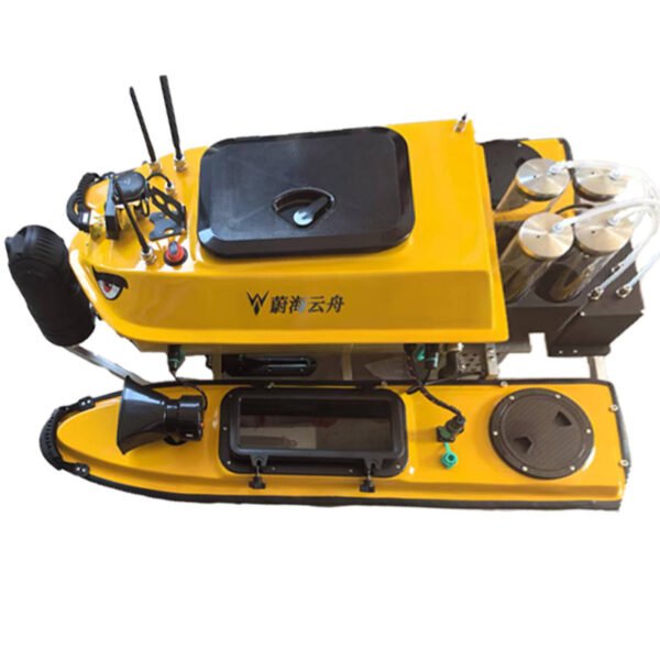 Catamaran unmanned vessel for concealed pipe exploration - Image 2